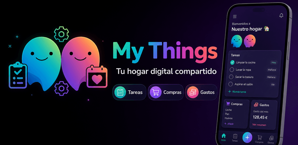Vista previa de My Things: tareas, compras y gastos en el móvil